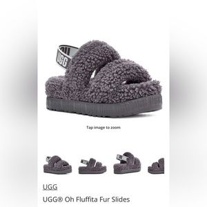 UGG Fluffita Fur Slides - New never worn.
